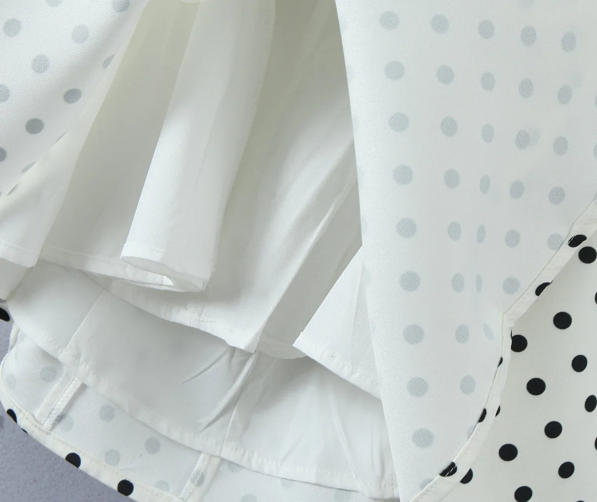 Vintage Polka Dot Halter Mini Dress