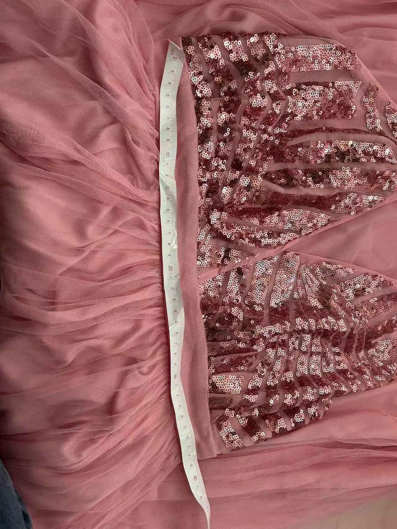Sequin Bodice Open-Back Maxi Dress