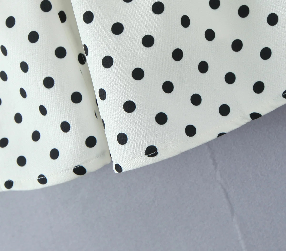 Vintage Polka Dot Halter Mini Dress